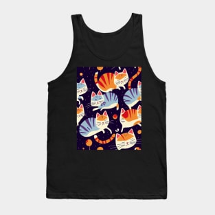 Colorful Cats. Perfect gift for Cats Lovers or for National Cat Day, #18 Tank Top